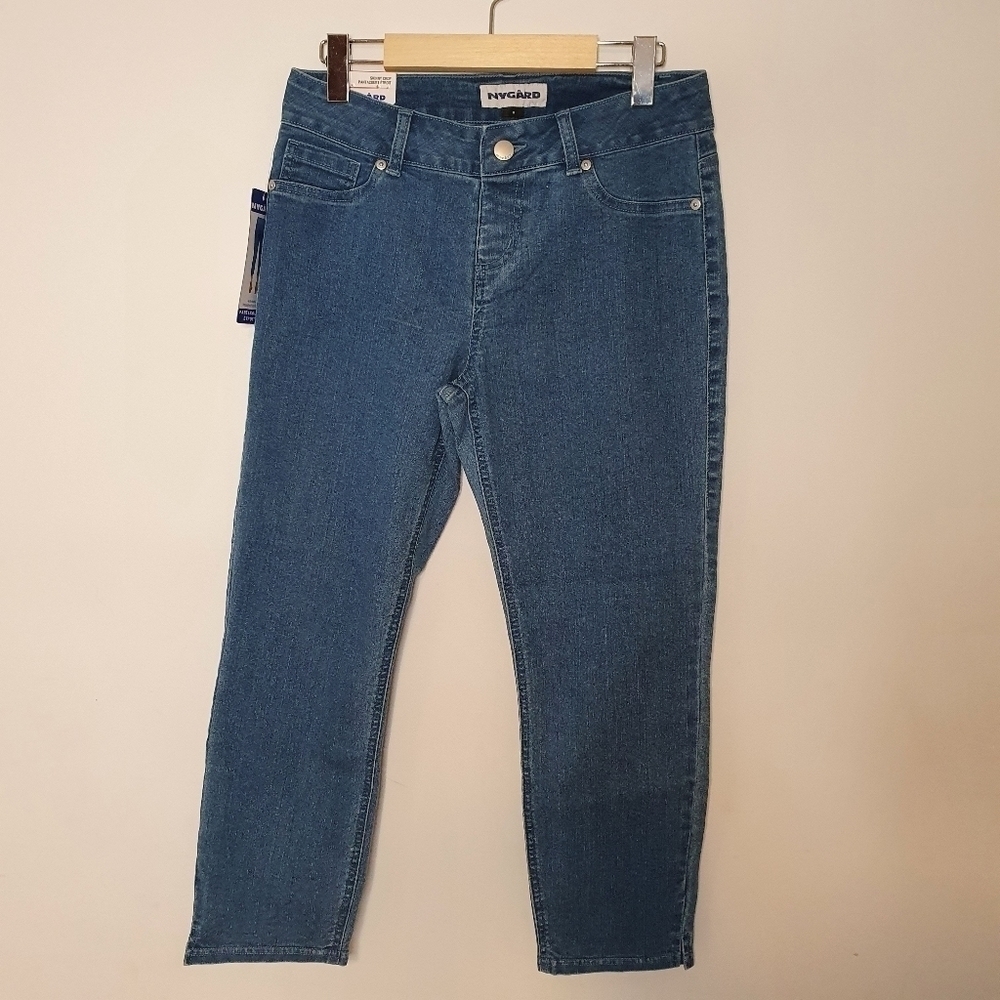 Nygard Skinny Slim Crop Leg Blue Jeans Size 8